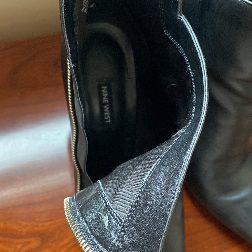 SALE🎈Leather Chucky Heel Boots - Picture 8 of 14